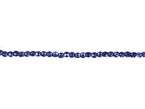 Czech Fire-Polish Bead 2mm ColorTrends Saturated Metallic Lapis Blue (50pc Strand) by Starman Czech Fire-Polish Bead 2mm ColorTrends Saturated Metallic Lapis Blue (50pc Strand) by Starman