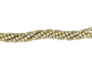 Czech Fire-Polish Bead 2mm Opaque Ultra Green Luster (50pc Strand) by Starman Czech Fire-Polish Bead 2mm Opaque Ultra Green Luster (50pc Strand) by Starman