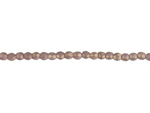 Czech Fire-Polish Bead 3mm ColorTrends Pacifica Fig (50pc Strand) by Starman Czech Fire-Polish Bead 3mm ColorTrends Pacifica Fig (50pc Strand) by Starman