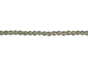 Czech Fire-Polish Bead 3mm ColorTrends Pacifica Poppy Seed (50pc Strand) by Starman Czech Fire-Polish Bead 3mm ColorTrends Pacifica Poppy Seed (50pc Strand) by Starman