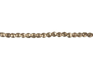 Czech Fire-Polish Bead 3mm ColorTrends Saturated Metallic Hazelnut (50pc Strand) by Starman Czech Fire-Polish Bead 3mm ColorTrends Saturated Metallic Hazelnut (50pc Strand) by Starman