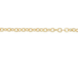 Gold Vermeil Textured Link Chain Extender 2