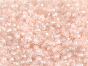 Czech Fire-Polish Bead 3mm Rosaline Luster (50pc Strand) by Starman Czech Fire-Polish Bead 3mm Rosaline Luster (50pc Strand) by Starman