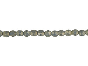 Czech Fire-Polish Bead 4mm ColorTrends Pacifica Poppy Seed (50pc Strand) by Starman Czech Fire-Polish Bead 4mm ColorTrends Pacifica Poppy Seed (50pc Strand) by Starman