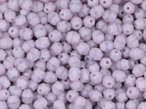 Czech Fire-Polish Bead 4mm Lilac Coral (50pc Strand) by Starman Czech Fire-Polish Bead 4mm Lilac Coral (50pc Strand) by Starman