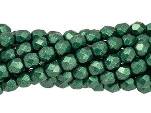 Czech Fire-Polish Bead 6mm ColorTrends Saturated Metallic Martini Olive (25pc Strand) by Starman Czech Fire-Polish Bead 6mm ColorTrends Saturated Metallic Martini Olive (25pc Strand) by Starman