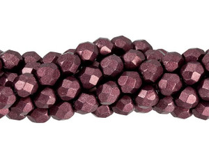 Czech Fire-Polish Bead 6mm ColorTrends Saturated Metallic Red Pear (25pc Strand) by Starman Czech Fire-Polish Bead 6mm ColorTrends Saturated Metallic Red Pear (25pc Strand) by Starman