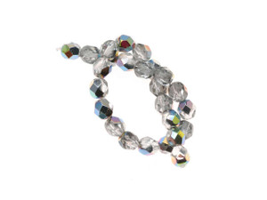 Czech Fire-Polish Bead 6mm Crystal Vitrail (25pc Strand) by Starman Czech Fire-Polish Bead 6mm Crystal Vitrail (25pc Strand) by Starman