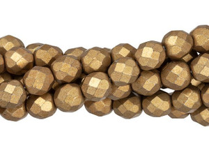 Czech Fire-Polish Bead 8mm ColorTrends Saturated Metallic Ceylon Yellow (25pc Strand) by Starman Czech Fire-Polish Bead 8mm ColorTrends Saturated Metallic Ceylon Yellow (25pc Strand) by Starman