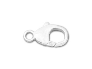 11.4mm Oval Trigger Clasp - 925 Silver 11.4mm Oval Trigger Clasp - 925 Silver