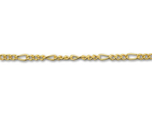 Gold-Filled 040 Figaro Chain by the Foot Gold-Filled 040 Figaro Chain by the Foot