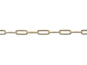 Gold-Filled 1705 Flat Cable Chain by the Foot Gold-Filled 1705 Flat Cable Chain by the Foot