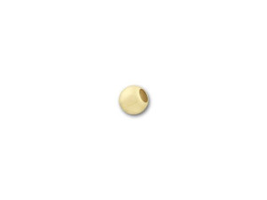 Gold-Filled 2mm Round Seamed Bead with 0.9mm Hole Gold-Filled 2mm Round Seamed Bead with 0.9mm Hole