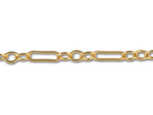 Gold-Filled Cable 3 to 1 Chain by the Foot Gold-Filled Cable 3 to 1 Chain by the Foot