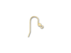 Gold-Filled French Earwire with 3mm Stardust Bead (1 Pair) Gold-Filled French Earwire with 3mm Stardust Bead (1 Pair)