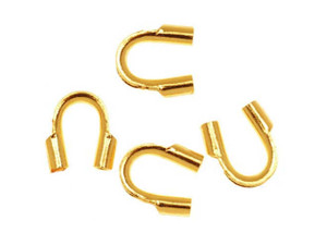 Gold-Plated Cable and Stringing Thimble Wire Guard (.024 Inch Hole) Gold-Plated Cable and Stringing Thimble Wire Guard (.024 Inch Hole)