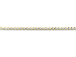 Gold-Plated Curb Chain by the Foot Gold-Plated Curb Chain by the Foot