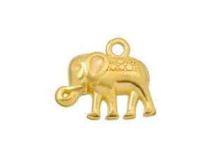 Gold-Plated Tribal Elephant Charm Gold-Plated Tribal Elephant Charm