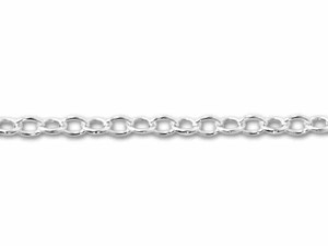 1318 Sterling Silver Cable Chain by the Foot 1318 Sterling Silver Cable Chain by the Foot