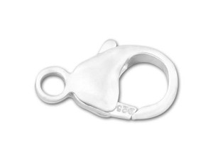 Sterling Silver Swivel Lobster Claw Clasp 13.5mm - Jewelry Findings and  Beading Supplies