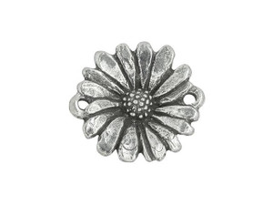 Green Girl Studios Pewter Daisy Link Green Girl Studios Pewter Daisy Link