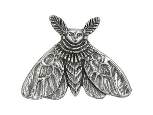 Green Girl Studios Pewter Large Moth Fairy Pendant