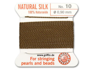 Silk Cord (Natural Silk) aprx. 3mm - red, 23,39 €