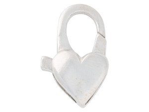 Heart Shaped Sterling Silver Clasp