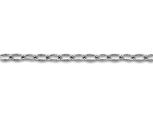 Gunmetal-Plated Crimped Oval Link Chain by the Foot Gunmetal-Plated Crimped Oval Link Chain by the Foot