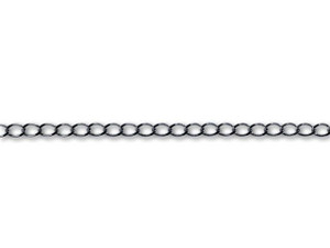 32 Ft Spool Gunmetal Plated Tiny Flat Soldered Cable Chain 2mm