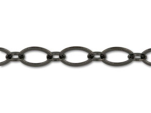 Black Plated Big & Thick Round Ring 15mm Link Chain Sold per Foot Jewellery  Making Wholesale Rate Chains Gun Metal Jewelry Chain 