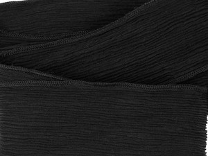 Hand-Dyed Black Super Silk Wrap Hand-Dyed Black Super Silk Wrap