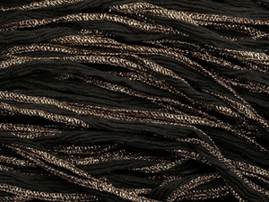 32-Inch Black Hand-Dyed Silk Ribbon