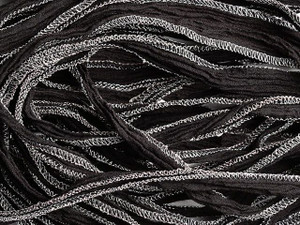 32-Inch Black Hand-Dyed Silk Ribbon