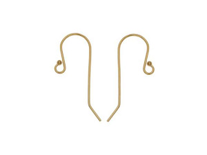 Gold-Filled 14K/20 12 x 25mm Ball-End Earwire (1 Pair) Gold-Filled 14K/20 12 x 25mm Ball-End Earwire (1 Pair)