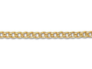 Gold-Filled 14K/20 1322 1.5mm Curb Chain by the Foot Gold-Filled 14K/20 1322 1.5mm Curb Chain by the Foot