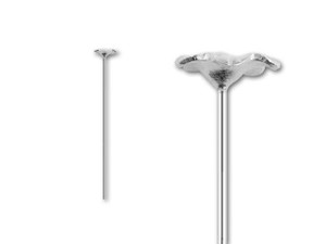 Hill Tribe Silver Flower-tipped Head Pin Hill Tribe Silver Flower-tipped Head Pin