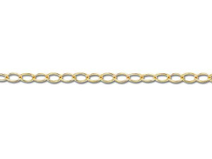 Gold-Filled 14K/20 1512 Cable Chain by the Foot Gold-Filled 14K/20 1512 Cable Chain by the Foot