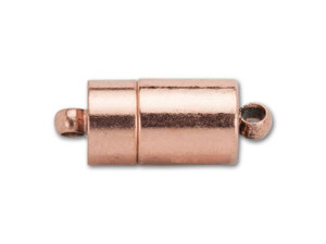 18x7mm Antique Copper-Plated Barrel Magnetic Clasp 18x7mm Antique Copper-Plated Barrel Magnetic Clasp