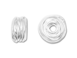 Woven nylon string, 1.5mm, white, 1 meter – Silver Hills Gems