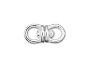JBB 13.5mm Silver-Plated Brass Swivel Link JBB 13.5mm Silver-Plated Brass Swivel Link
