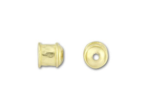 JBB 6mm Brass Hammered End Cap JBB 6mm Brass Hammered End Cap