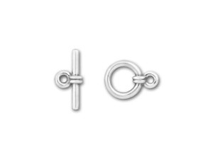 JBB 8mm Sterling Silver Small Toggle Clasp JBB 8mm Sterling Silver Small Toggle Clasp