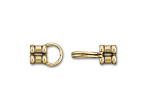 JBB Antique Brass 2-Strand 2mm Multi-Strand Hook and Eye Clasp JBB Antique Brass 2-Strand 2mm Multi-Strand Hook and Eye Clasp