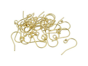 Earring Wires Set of 60 - Gold Tone – Lucky DeLuxe Fabrics
