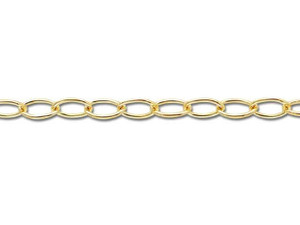 Gold-Filled 14K/20 2207 Drawn Cable Chain by the Foot Gold-Filled 14K/20 2207 Drawn Cable Chain by the Foot