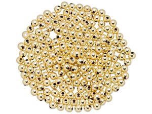 Artbeads Gold-Filled 14K/20 3mm Round Seamless Bead with 1mm Hole Pro Pack (200 Pcs) Artbeads Gold-Filled 14K/20 3mm Round Seamless Bead with 1mm Hole Pro Pack (200 Pcs)