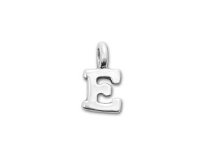 JBB Sterling Silver Alphabet Charms - E JBB Sterling Silver Alphabet Charms - E