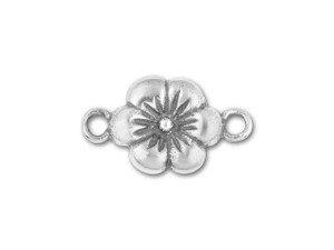 JBB Sterling Silver Flower Link JBB Sterling Silver Flower Link