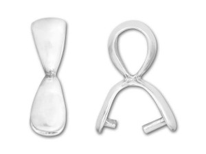 JBB Sterling Silver Hourglass Bail